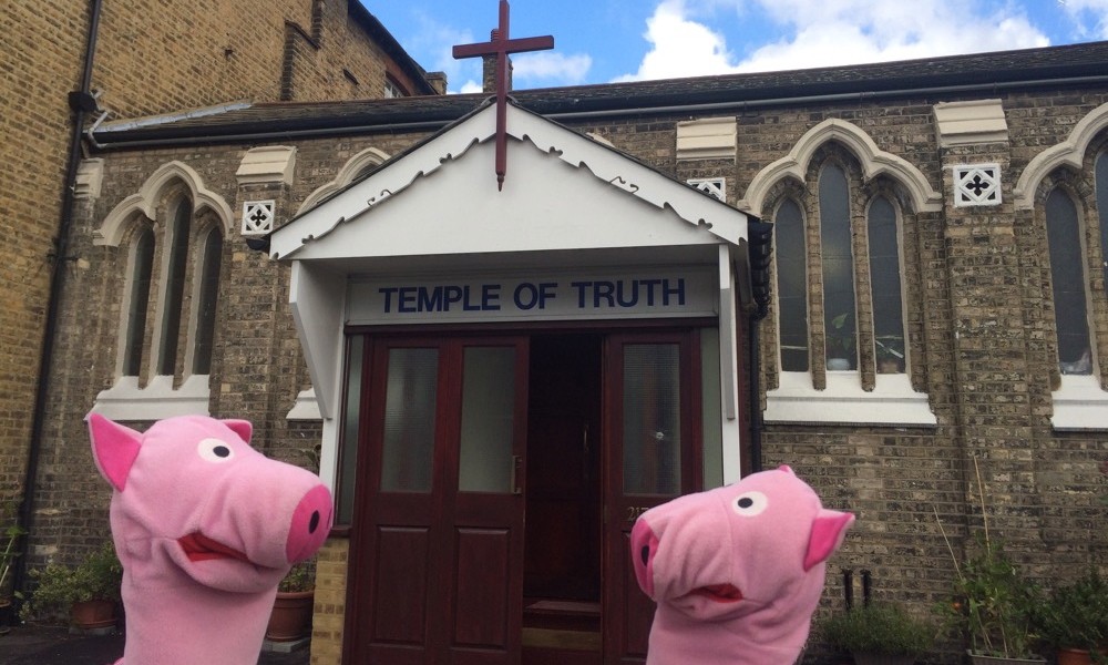 Ob das mit der Wahrheit wohl so stimmt? Ist wahrscheinlich ein Marketing-Gag.