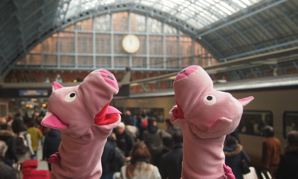 Jetzt schnell weiter, denn gleich schlägt’s 13.