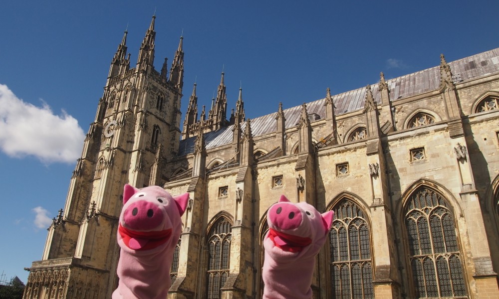 Die Türme der Kathedrale sind noch aufbaufähig.