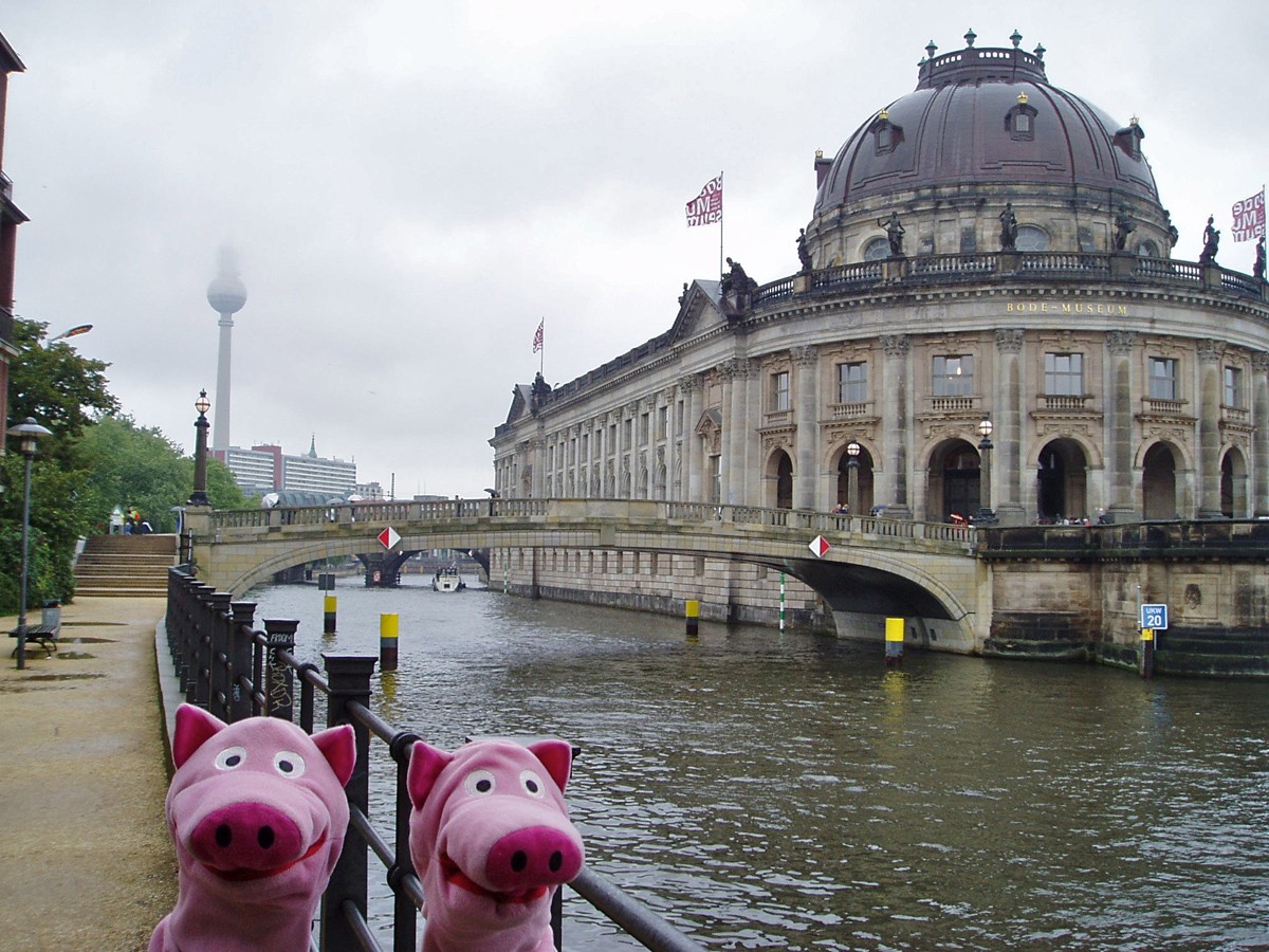 Zurück an der Spree: es regnet immer noch. 