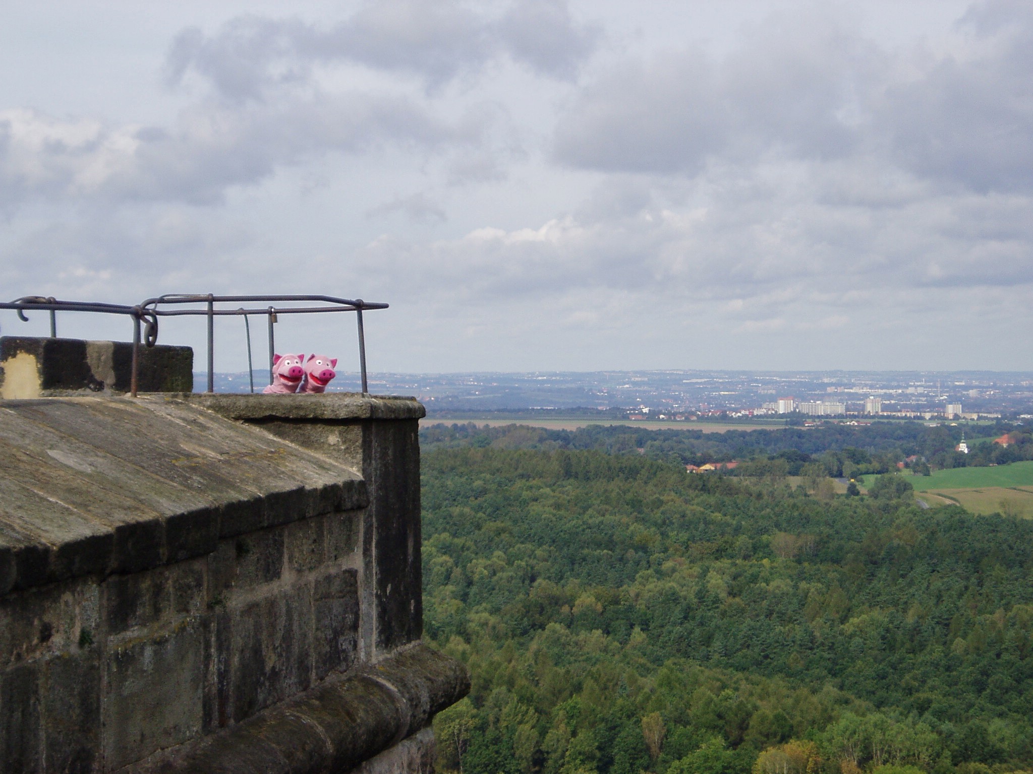 ... und mit Pirna im Hintergrund.
