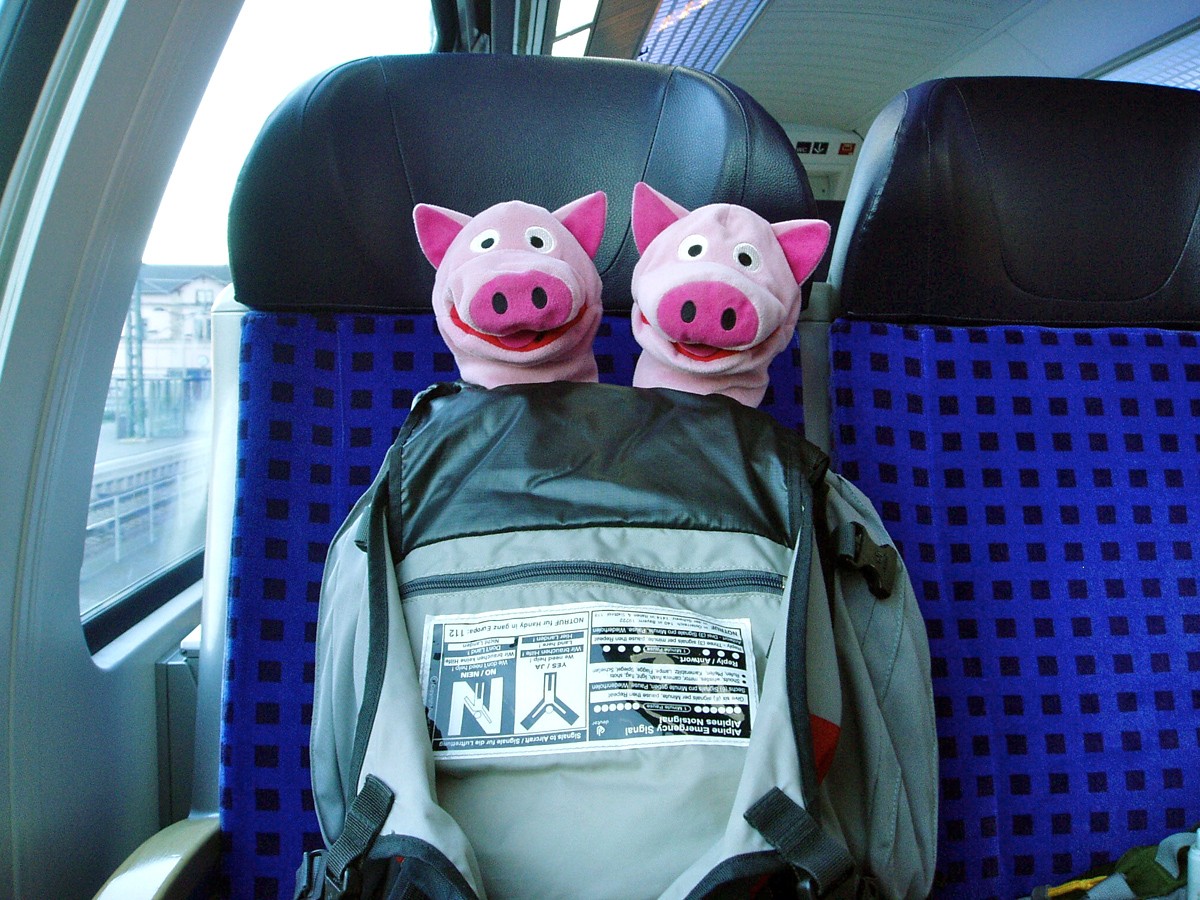 ... mit der Eisenbahn ...