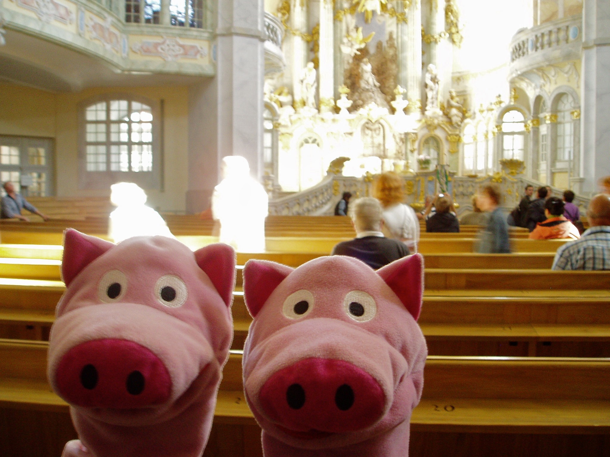 In der Frauenkirche gibt es bedauerlicherweise keine Kartoffelgerichte.
