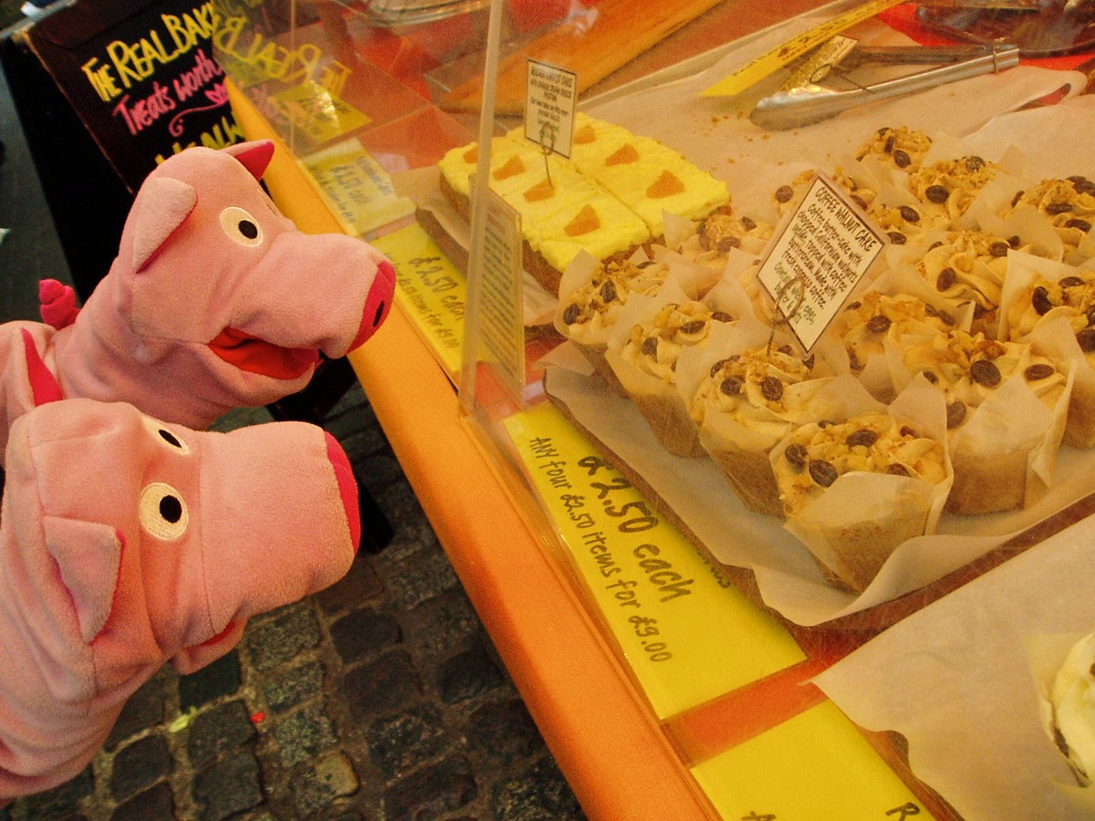 ... ganz leckere Walnusstörtchen!