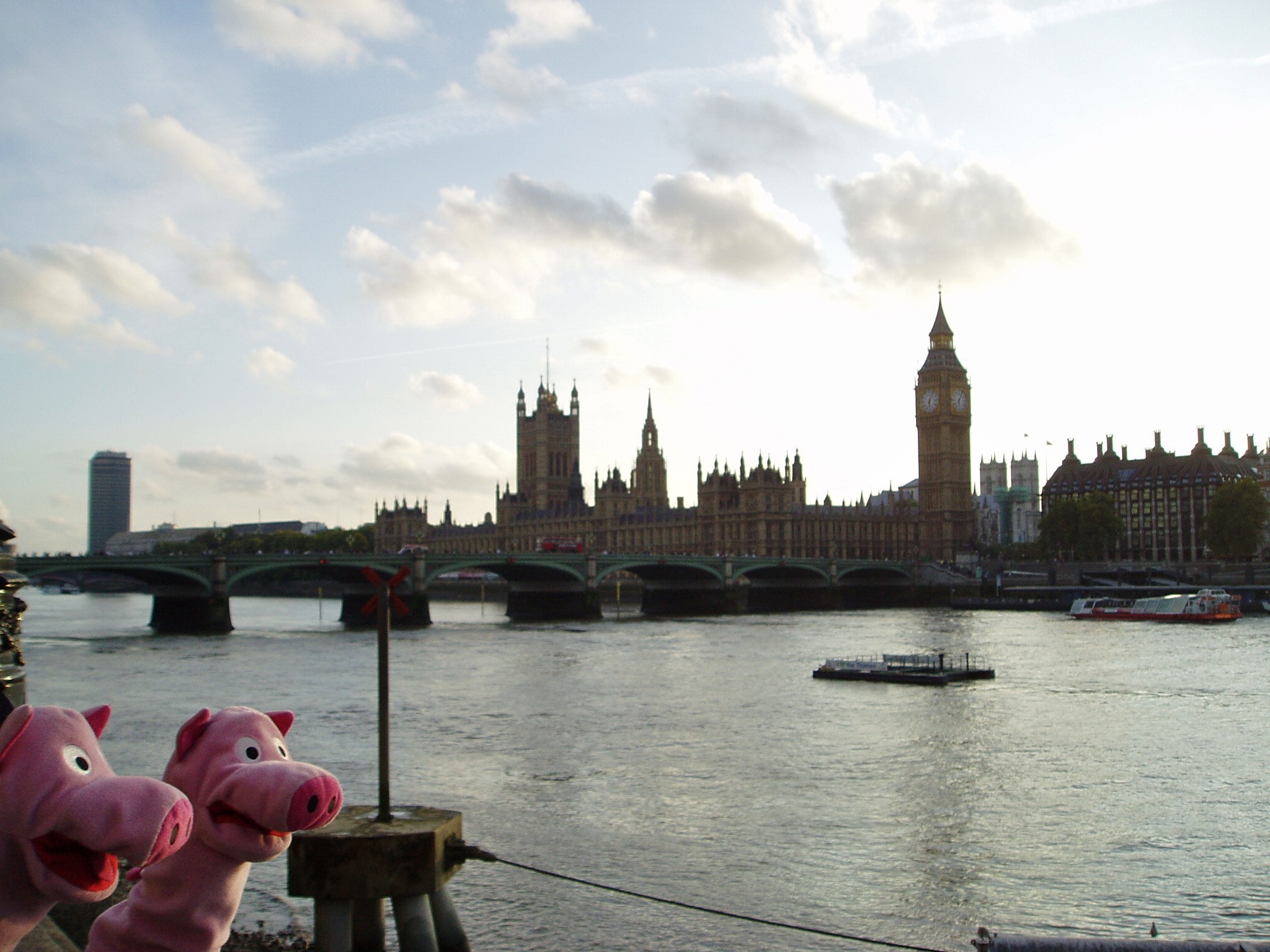 Stadtpanorama mit Big Ben.