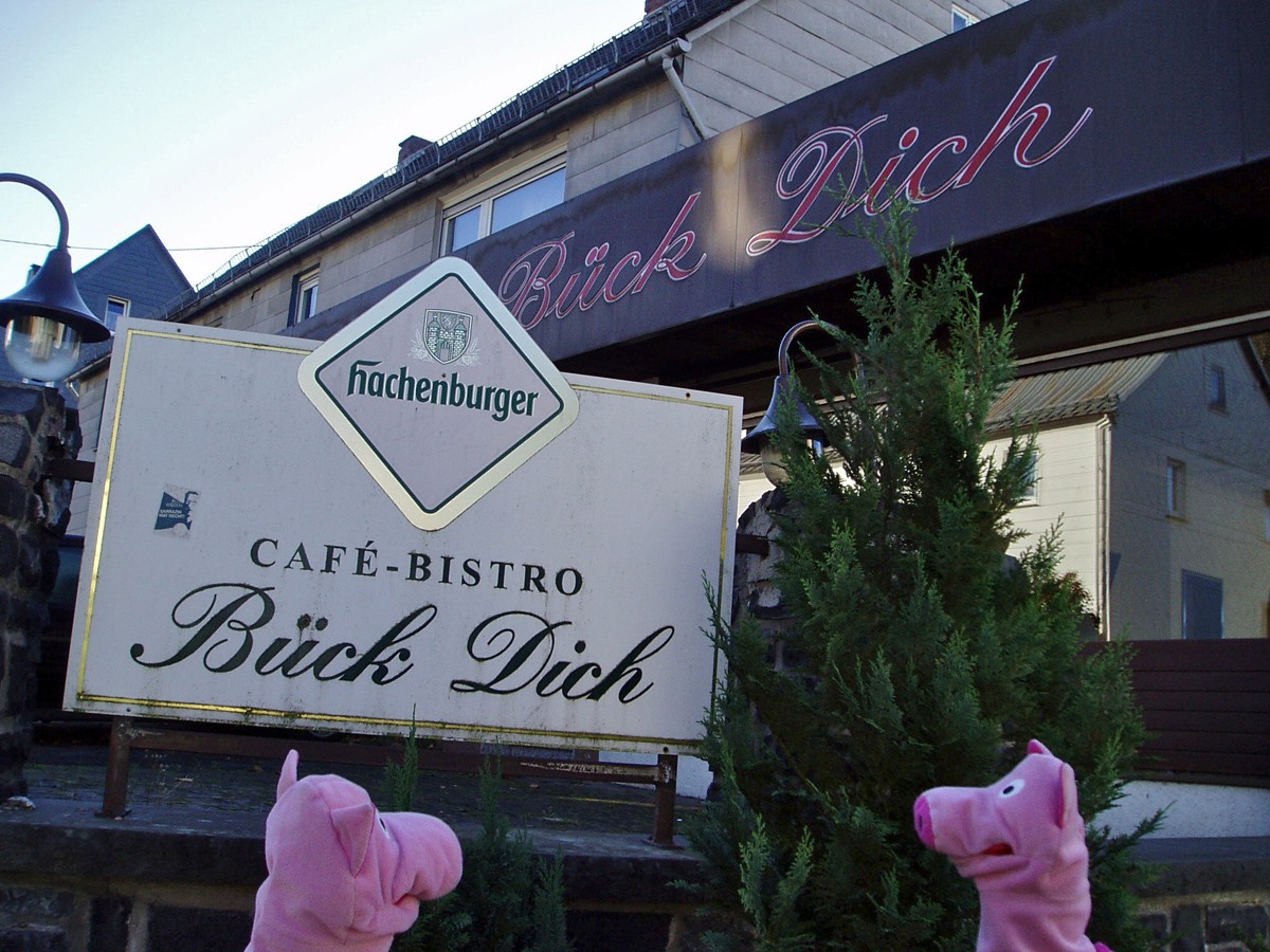 Im Westerwald mag man es wohl etwas deftiger. Empörung macht sich breit..