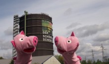 Im Potatometer wurden früher Kartoffeln gelagert, jetzt gibt es die Ausstellung "Das schöne Schwein".