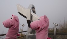 Die Enttäuschung war groß: auf dem Drachenfels sieht man nix.